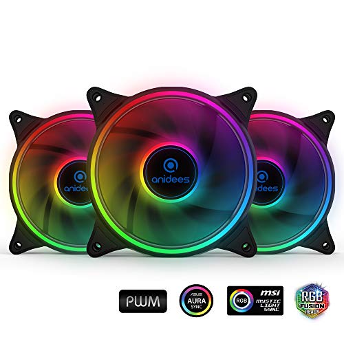 Anidees AI Tesseract 30.54 CFM 120 mm Fans 3-Pack