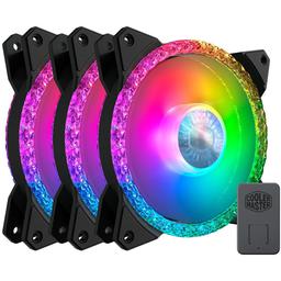 Cooler Master MasterFan MF Prismatic 55 CFM 120 mm Fans 3-Pack