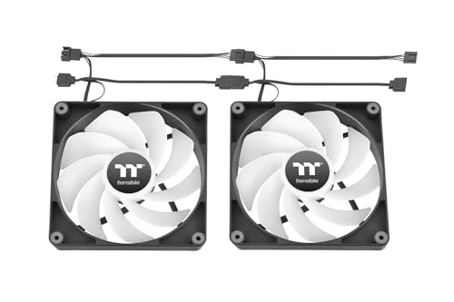 Thermaltake CT140 Reverse ARGB Sync 65.82 CFM 120 mm Fans 2-Pack