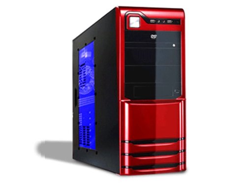 Logisys CS308RD ATX Mid Tower Case w/480 W Power Supply