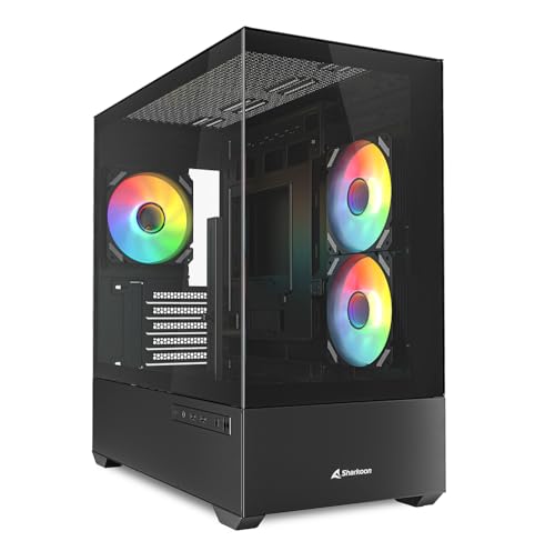 SHARKOON MK6 RGB MicroATX Mid Tower Case