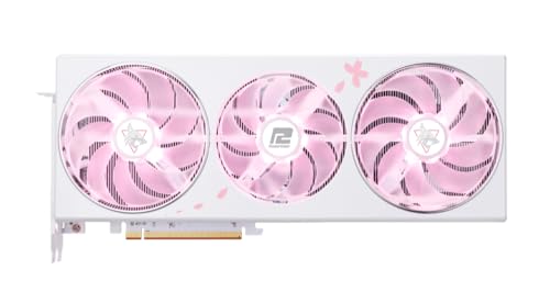 PowerColor Hellhound Sakura OC Limited Radeon RX 7800 XT 16 GB Video Card