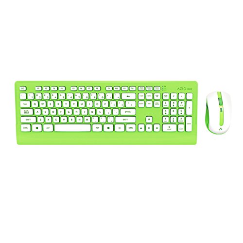 AZIO HUE Wireless Slim Keyboard With Optical Mouse