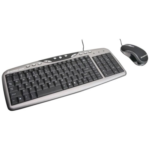 IOGEAR GKM502 Wired Standard Keyboard With Optical Mouse