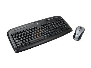 Logitech LX310 Wireless Standard Keyboard With Laser Mouse