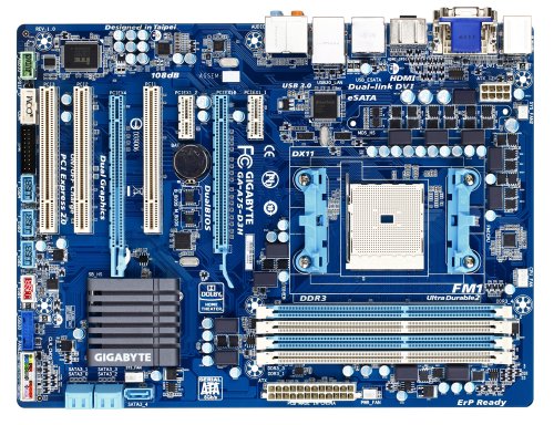 Gigabyte GA-A75-D3H ATX FM1 Motherboard