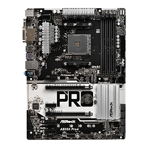 ASRock AB350 Pro4 ATX AM4 Motherboard