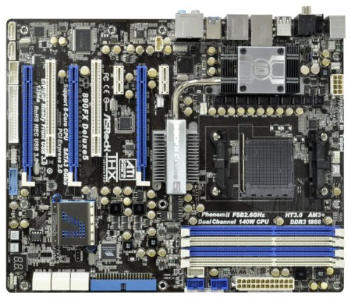 ASRock 890FX Deluxe5 ATX AM3+ Motherboard