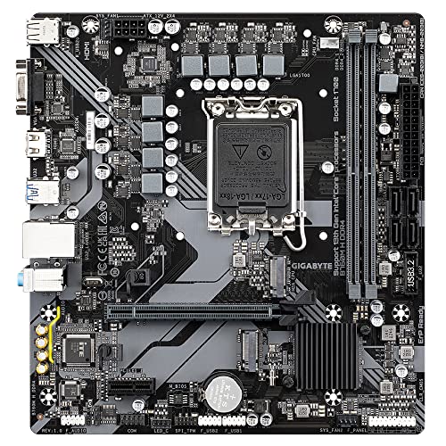 Gigabyte B760M H DDR4 Micro ATX LGA1700 Motherboard