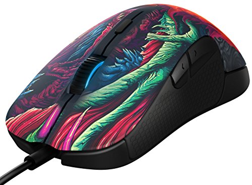 SteelSeries Rival 300 CS:GO Hyper Beast Edition Wired Optical Mouse