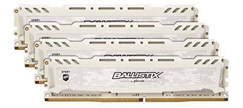 Crucial Ballistix Sport LT 16 GB (4 x 4 GB) DDR4-2400 CL16 Memory