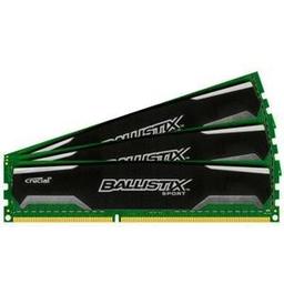 Crucial Ballistix Sport 6 GB (3 x 2 GB) DDR3-1333 CL9 Memory