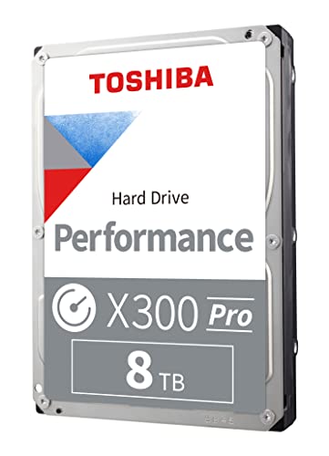 Toshiba X300 Pro 8 TB 3.5" 7200 RPM Internal Hard Drive