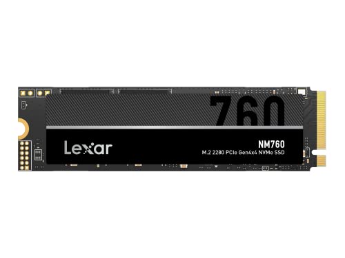 Lexar NM760 512 GB M.2-2280 PCIe 4.0 X4 NVME Solid State Drive