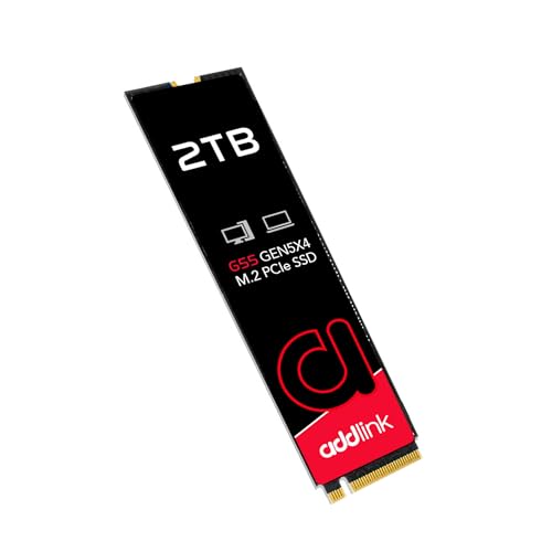 Addlink G55 2 TB M.2-2280 PCIe 5.0 X4 NVME Solid State Drive