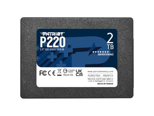 Patriot P220 2 TB 2.5" Solid State Drive